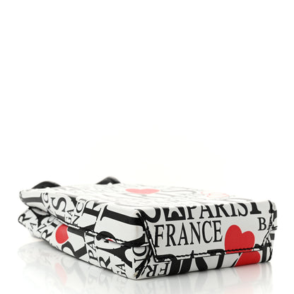 Balenciaga Calfskin Bonjour Paris Print Shopping Phone Holder Bag Paris Bonjour 3 of 8