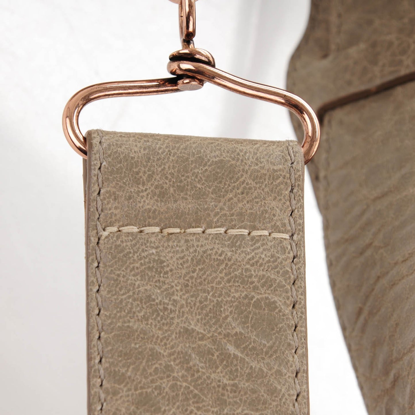 Agneau Giant 21 Rose Gold Hardware Velo Papyrus