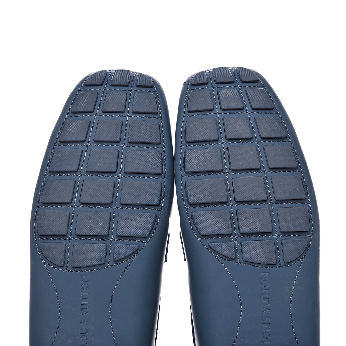 Calfskin Mens Monte Carlo Car Shoe Moccasin Loafers 9.5 Blue