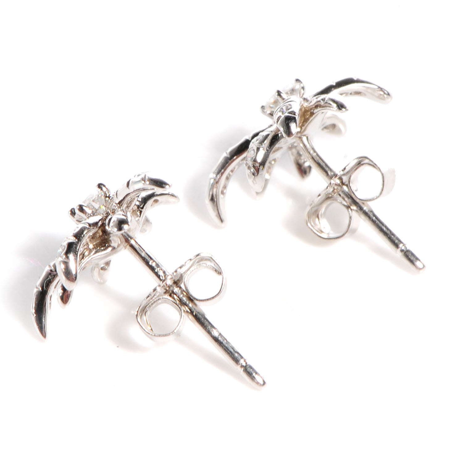 Tiffany Platinum Diamond Fireworks Earrings 3 of 5