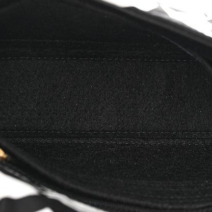 Chanel Canvas Printed Deer Coco Mini Single Flap Gray Black 5 of 12