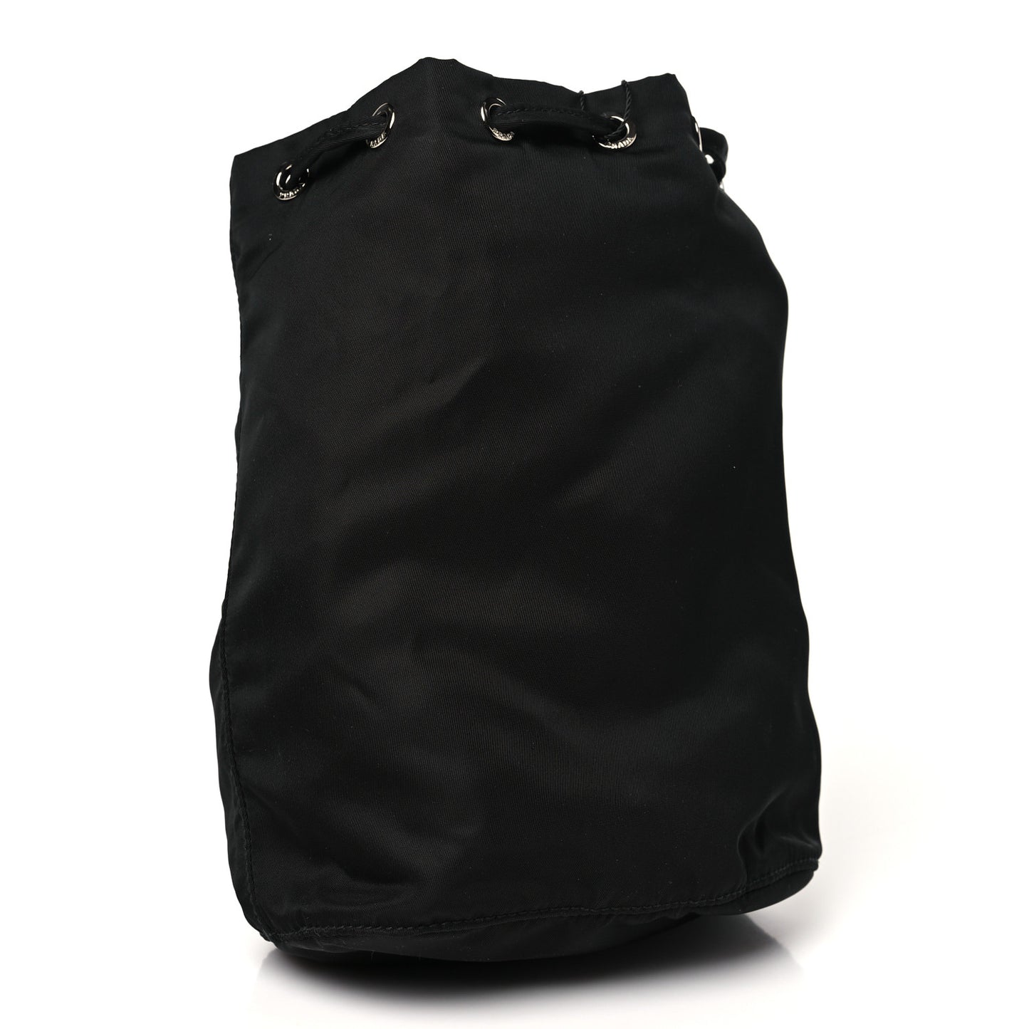Nylon Vela Drawstring Pouch Black