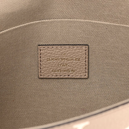 Louis Vuitton Empreinte Monogram Giant Felicie Pochette Tourterelle Creme 8 of 15