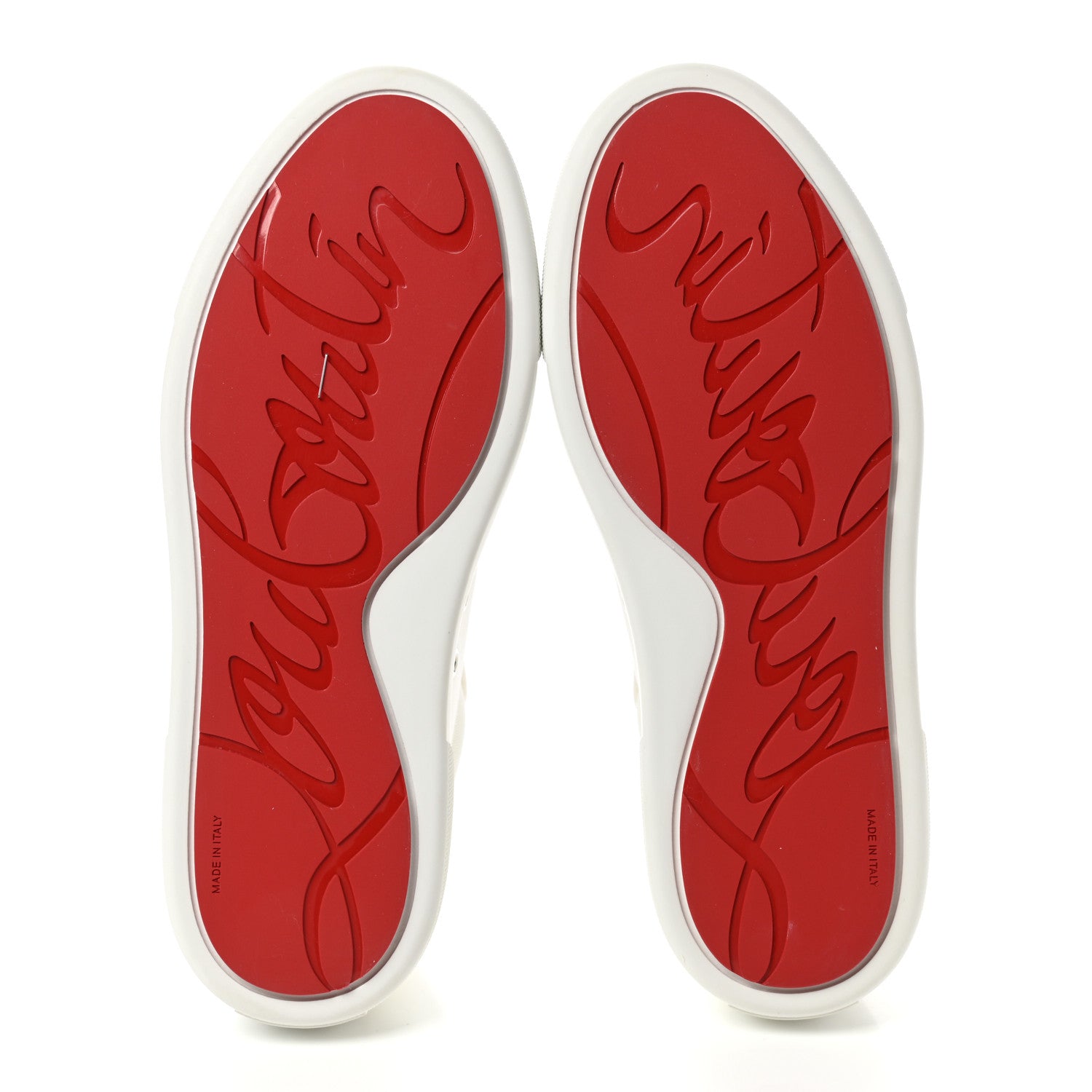 Christian Louboutin Canvas Simplerui Flat Sneakers 38.5 White 5 of 12