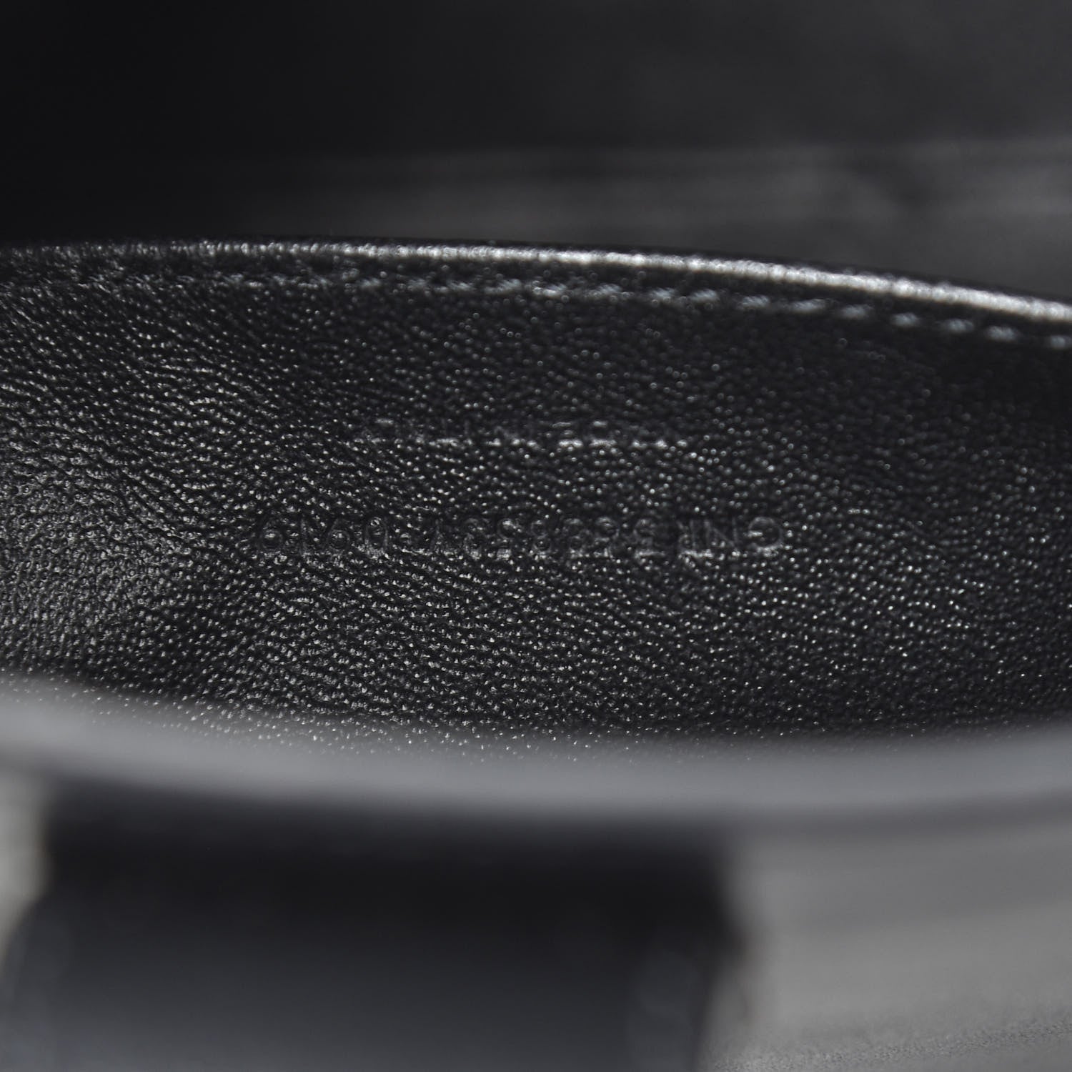 Saint Laurent Calfskin Monogram Baby Cabas Black 6 of 9