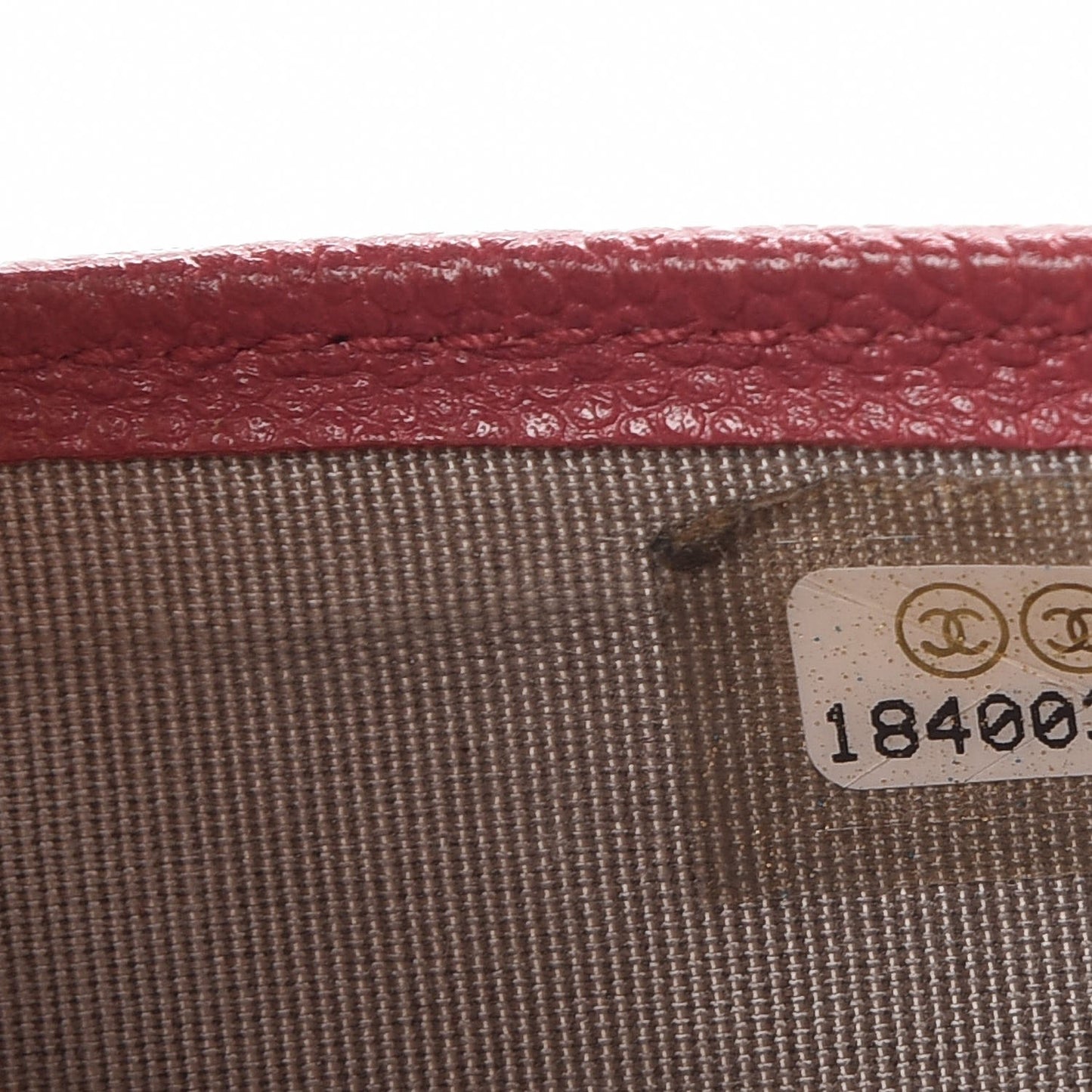 Caviar Sevruga Compact Wallet Fuchsia