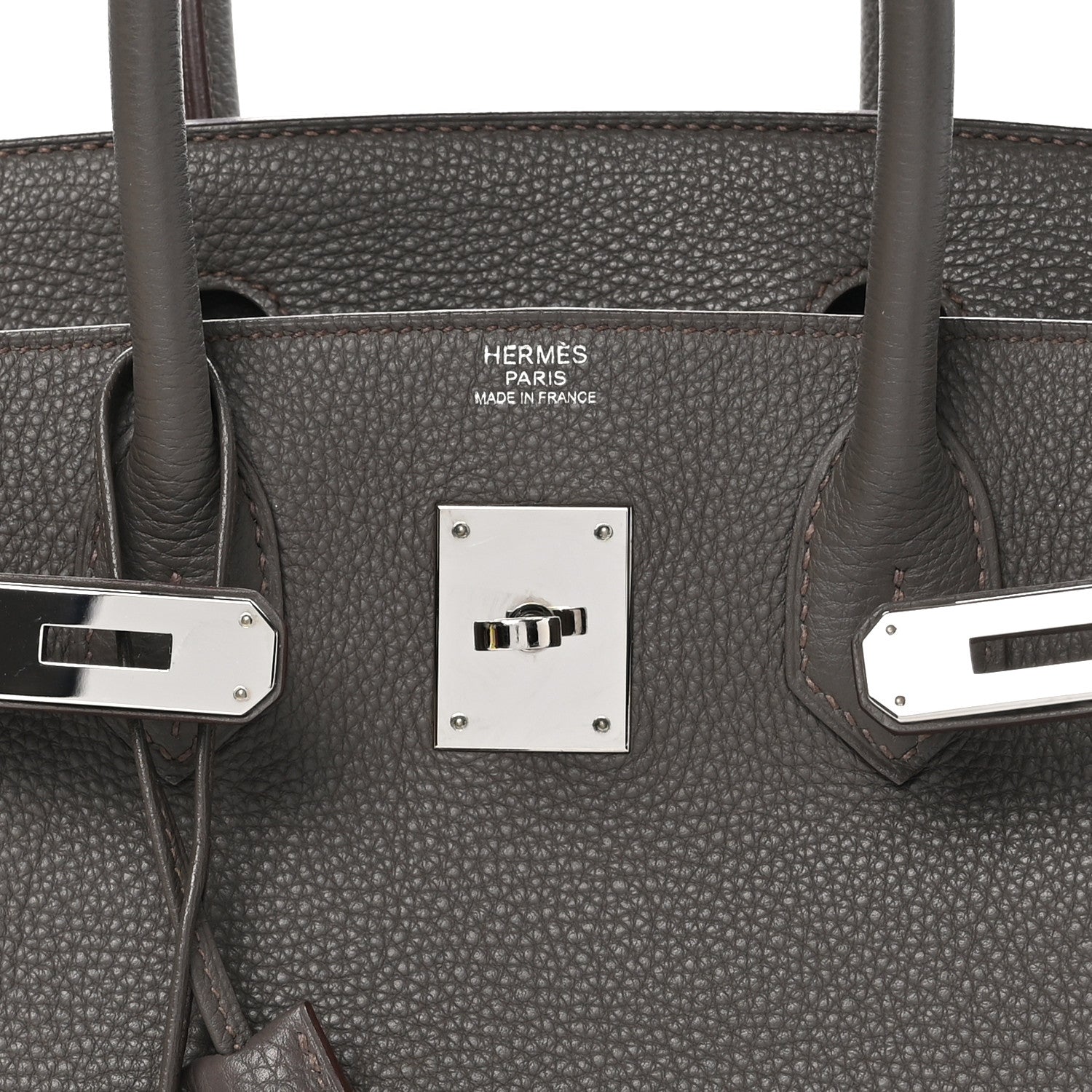 Hermes Togo Birkin 30 Etain 6 of 10