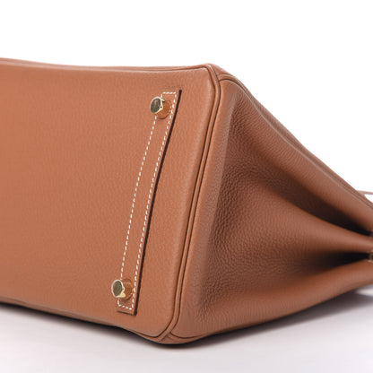 Hermes Togo Birkin 30 Gold 7 of 11
