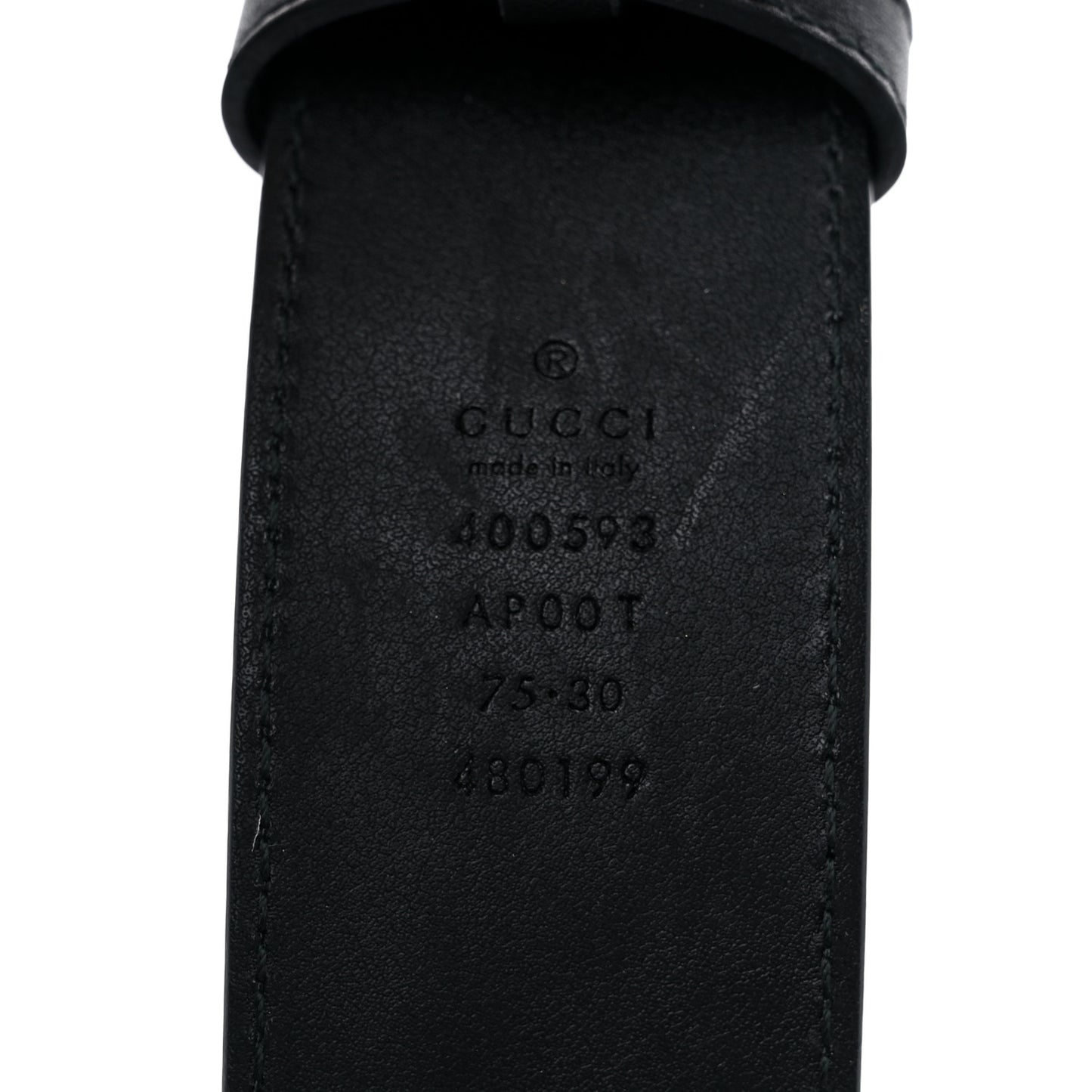 Calfskin Double G 40mm Belt 85 34 Black
