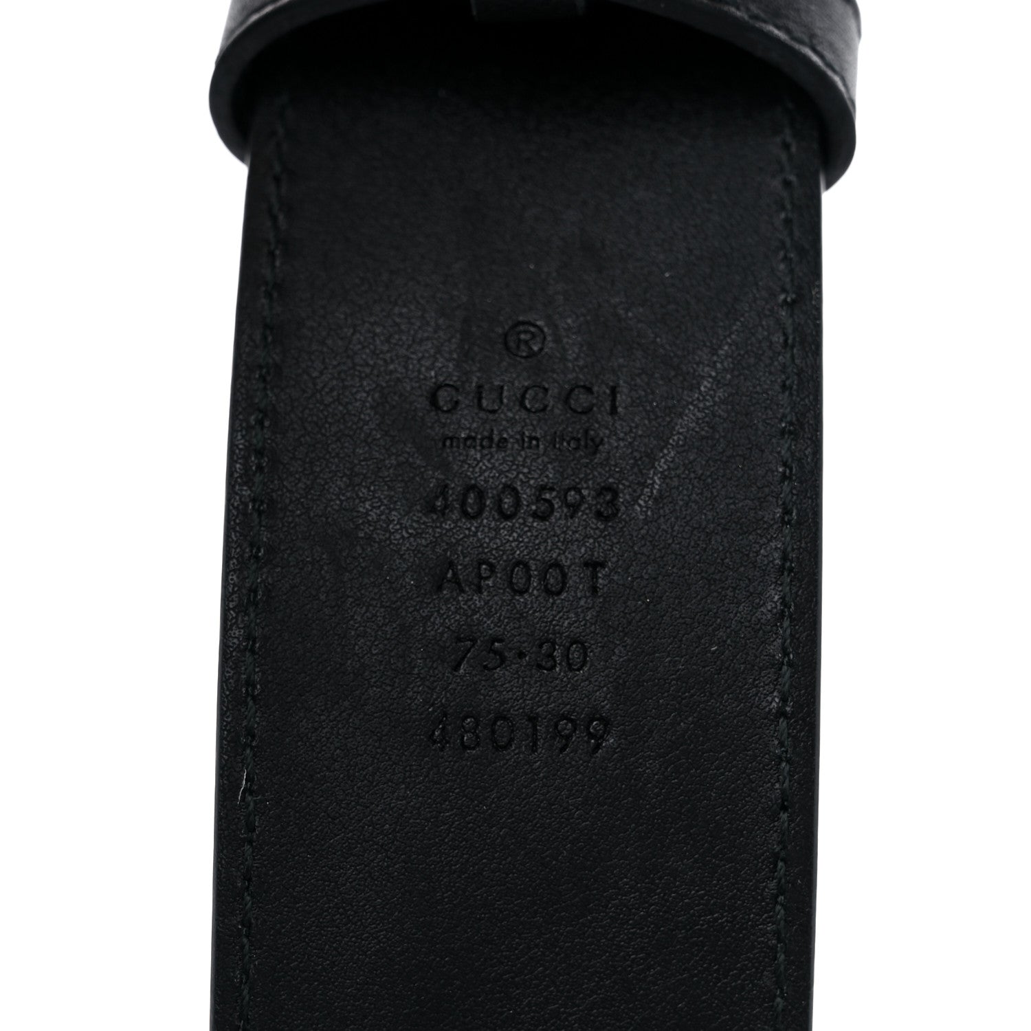 Gucci Calfskin Double G 40mm Belt 85 34 Black 3 of 6