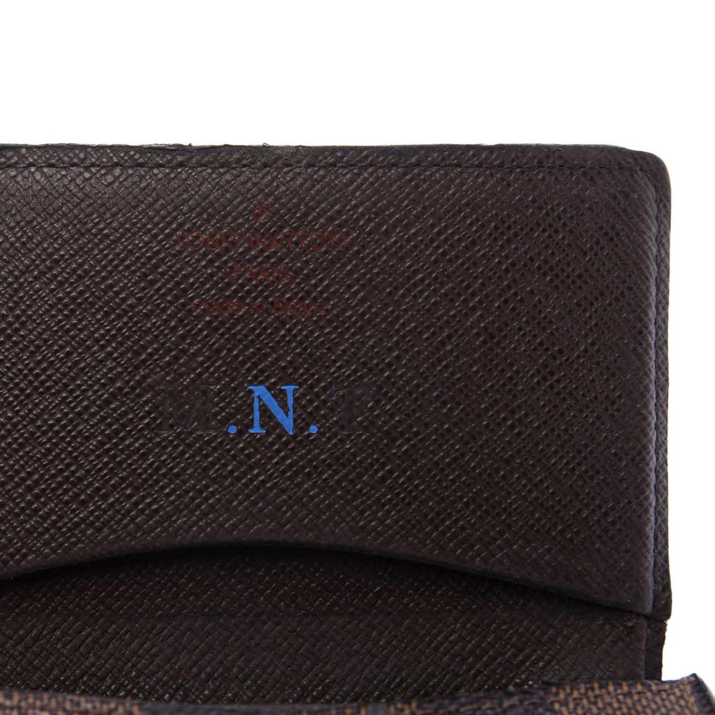 Damier Ebene Business Card Holder