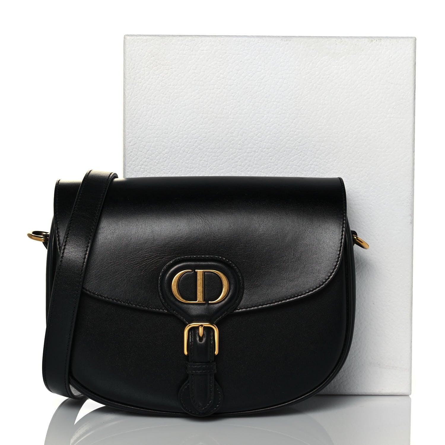 Christian Dior Box Calfskin Medium Bobby Flap Black 18 of 18