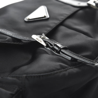 Prada Nylon Vela Messenger Bag Black 10 of 11