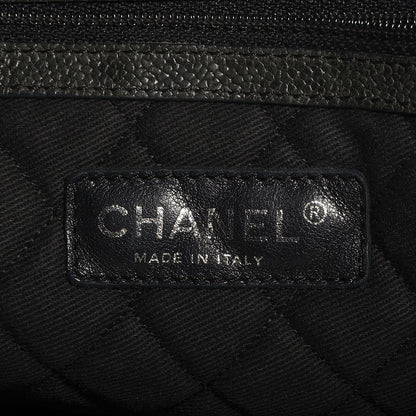 Chanel Distressed Caviar Outdoor Ligne Tote Black 6 of 7