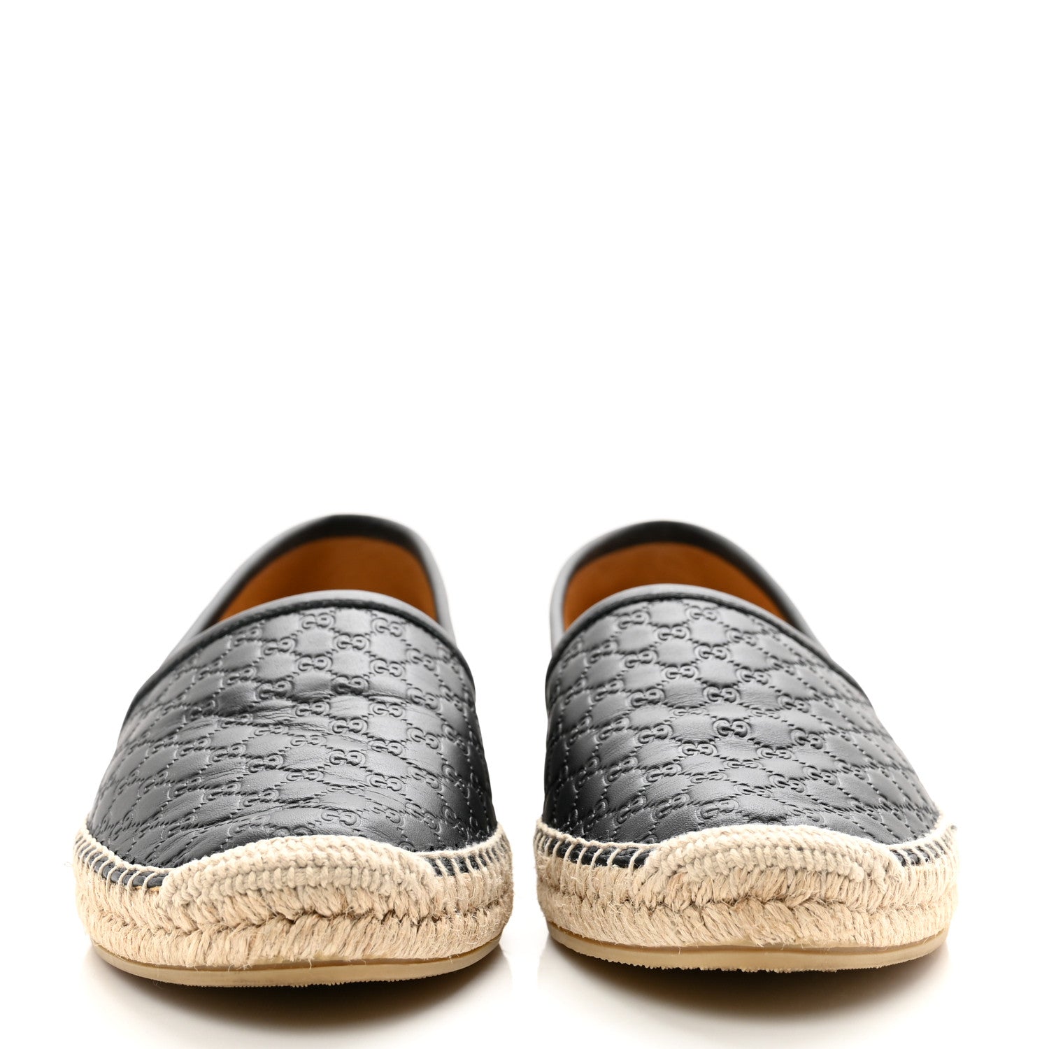 Gucci Microguccissima Signature Espadrilles 38.5 Black 2 of 9