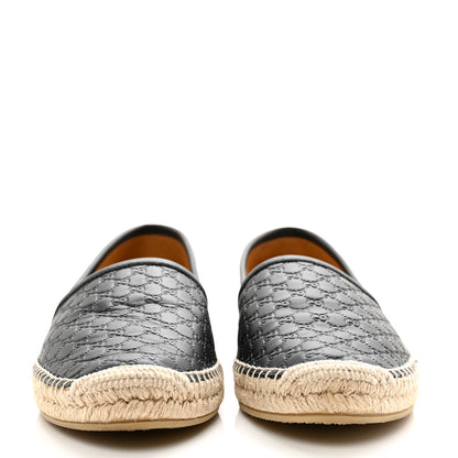 Gucci Microguccissima Signature Espadrilles 38.5 Black 2 of 9