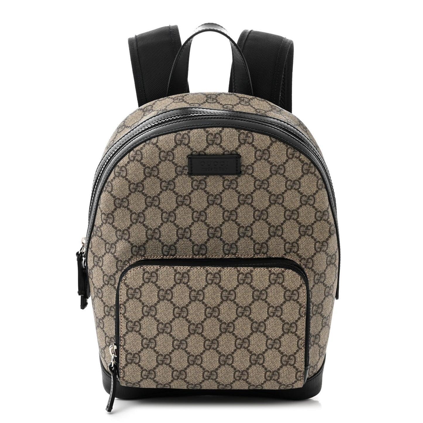 GG Supreme Monogram Small Eden Day Backpack Black