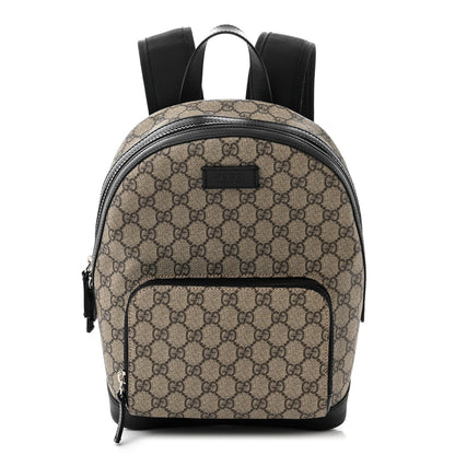 Gucci GG Supreme Monogram Small Eden Day Backpack Black 1 of 10