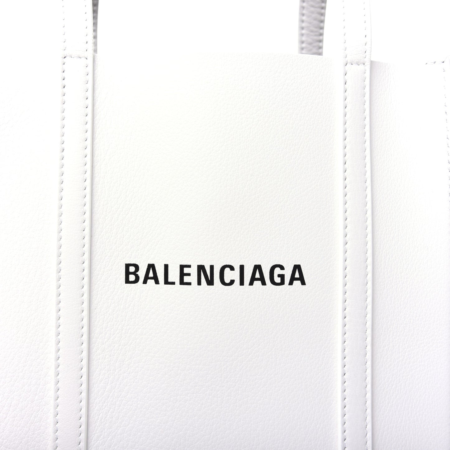 Smooth Calfskin Double Sided XXS Everyday Tote White Light Black