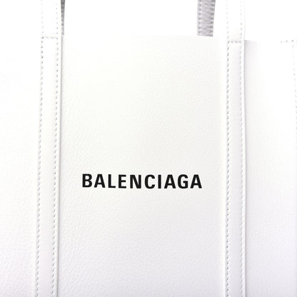 Balenciaga Smooth Calfskin Double Sided XXS Everyday Tote White Light Black 10 of 17