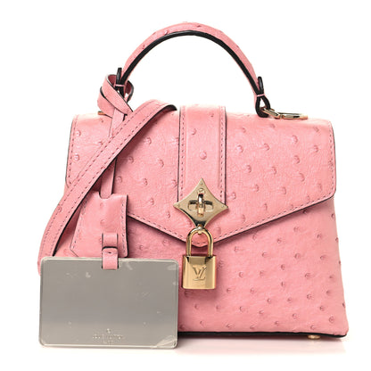 Louis Vuitton Ostrich Rose Des Vents Mini Pink 3 of 10