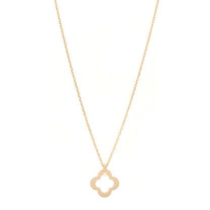 Van Cleef & Arpels 18K Yellow Gold Byzantine Alhambra Pendant Necklace 1 of 5