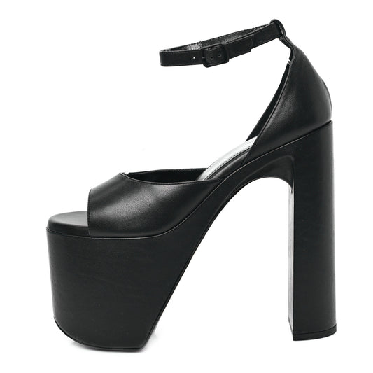 Lambskin Camden 160mm Platform Pumps 36 Black