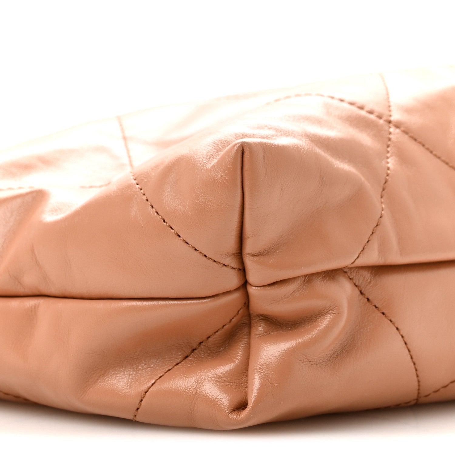 Chanel Shiny Calfskin Quilted Chanel 22 Camel 10 of 11