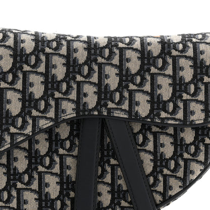 Christian Dior Oblique Saddle Bag Blue 8 of 11