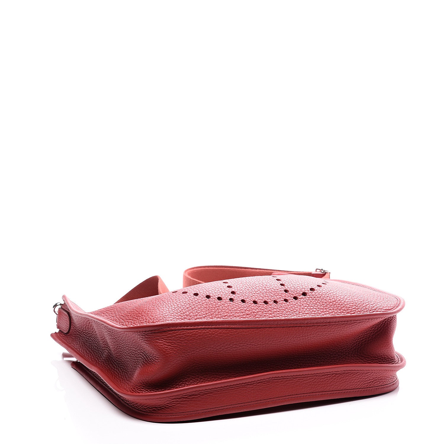 Hermes Taurillon Clemence Evelyne III GM Rouge Garance 3 of 13