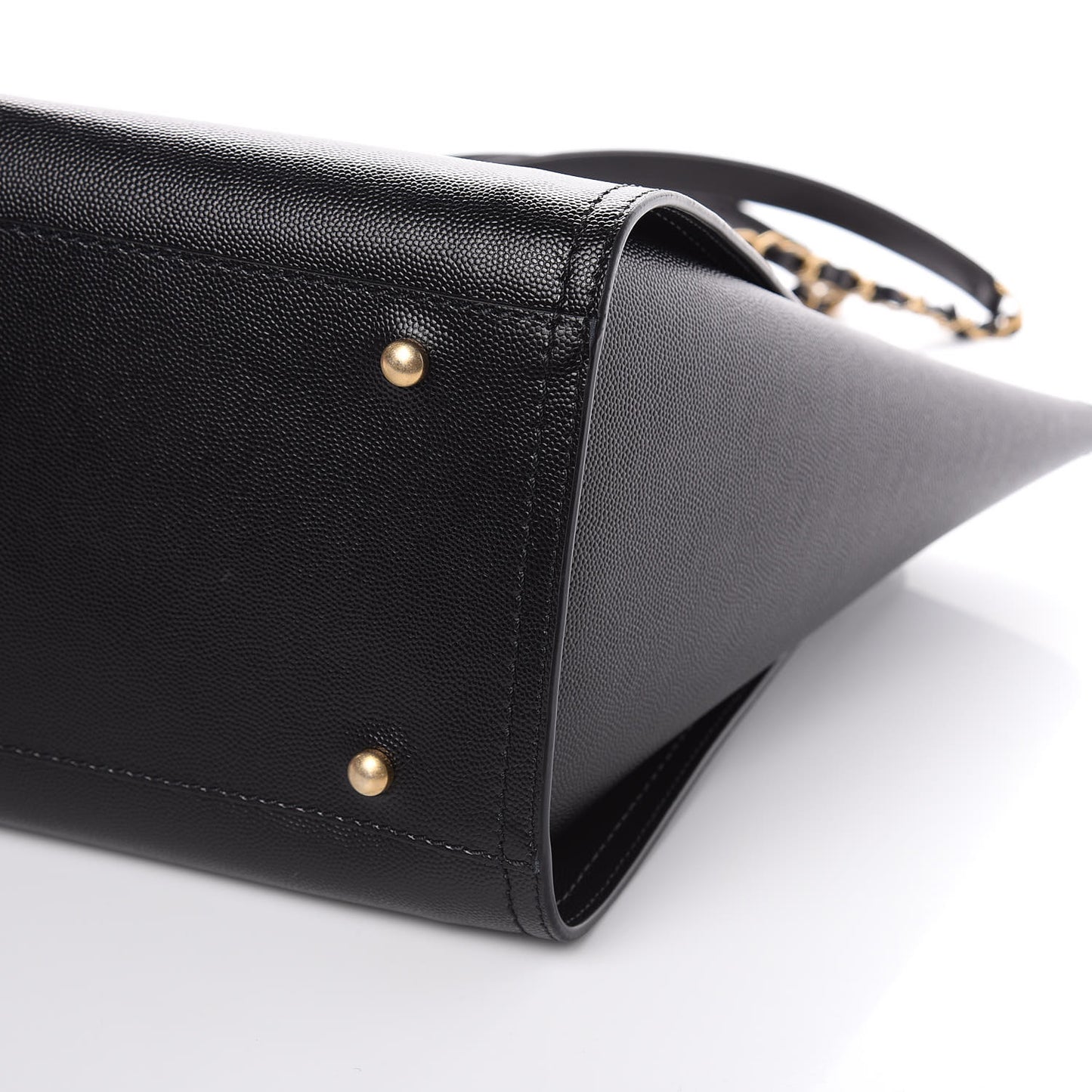 Caviar Small Studded Deauville Tote Black