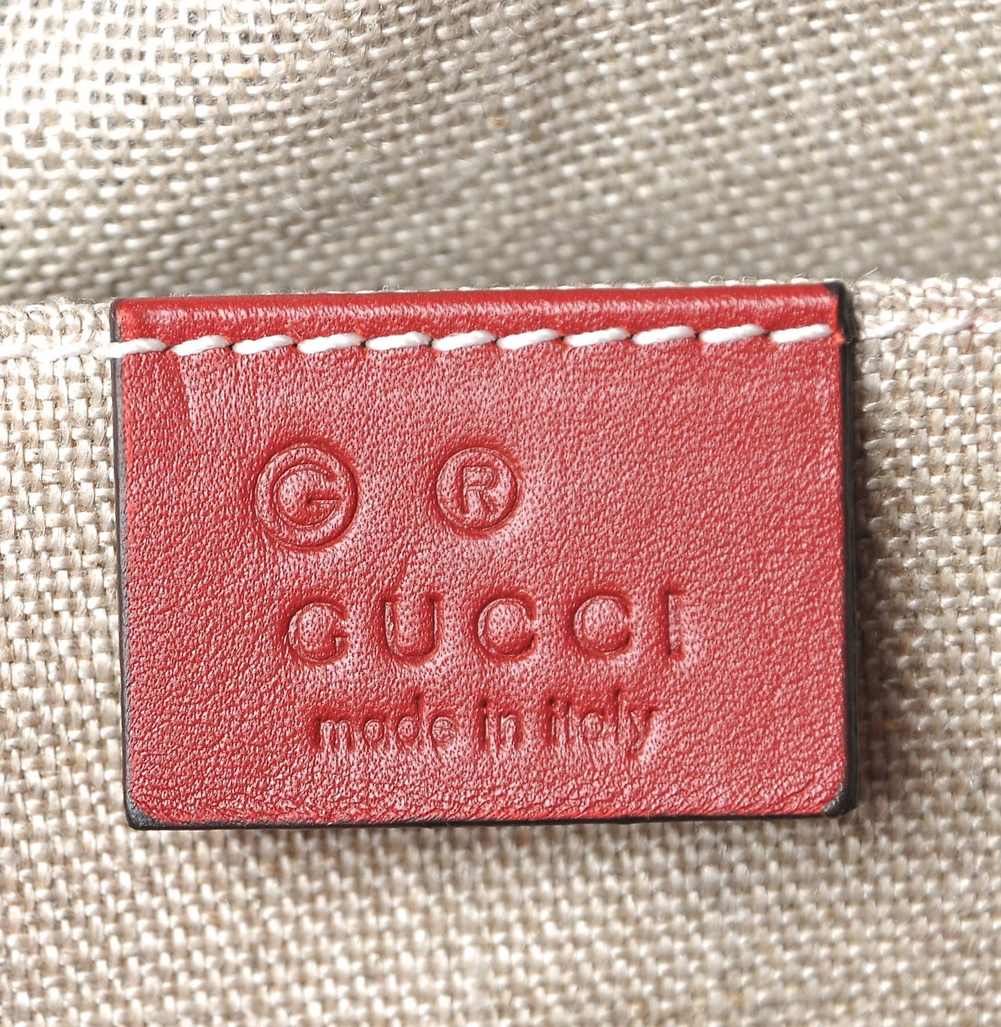 Microguccissima Mini Bree Messenger Bag Red