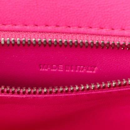 Balenciaga Shiny Box Calfskin Small Hourglass Top Handle Bag Fluo Pink 7 of 11