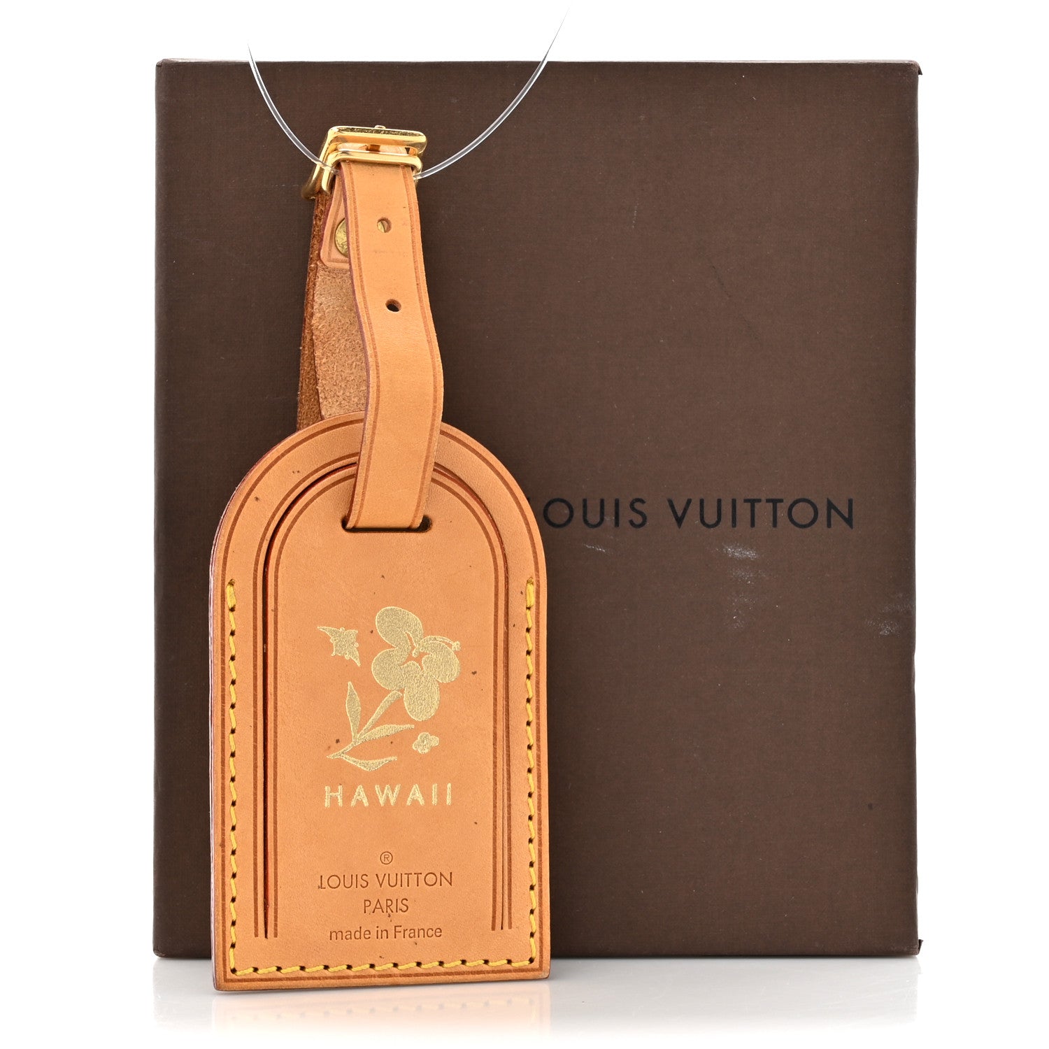 Louis Vuitton Vachetta Hawaii Luggage Tag 3 of 3