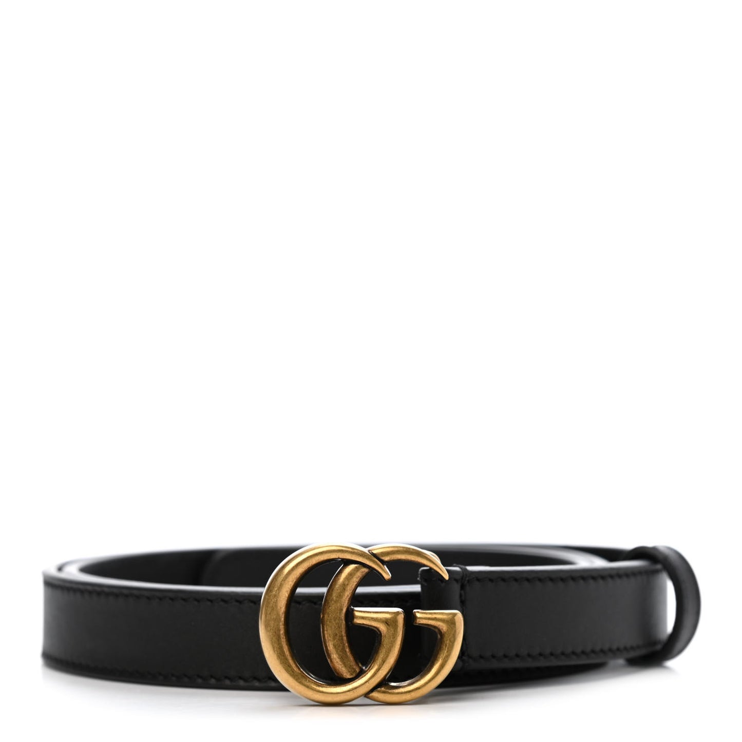 Calfskin Double G 20mm Belt 85 34 Black