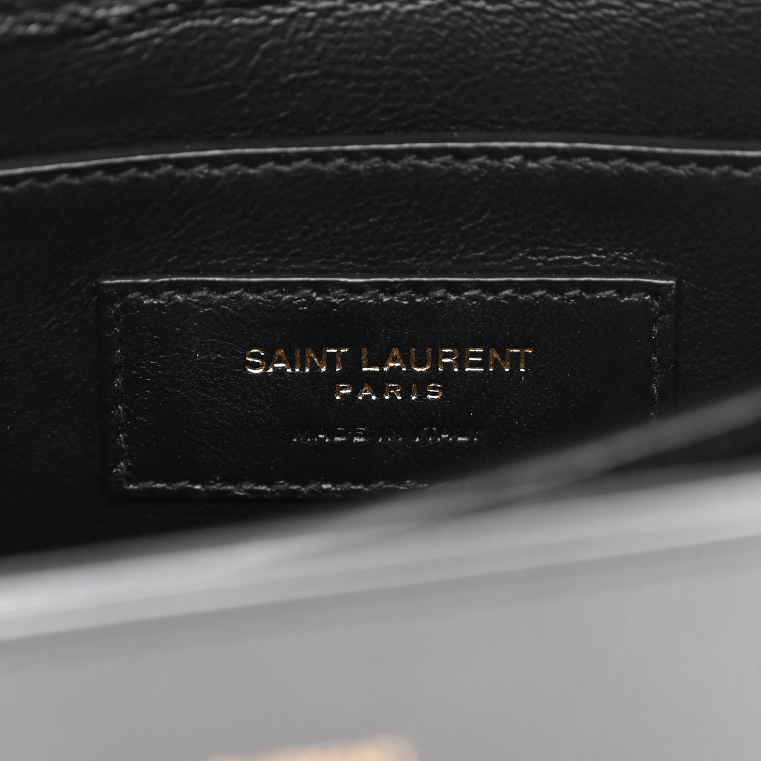 Saint Laurent Grain de Poudre Mini Classic Monogram Cassandra Top Handle Black 6 of 10