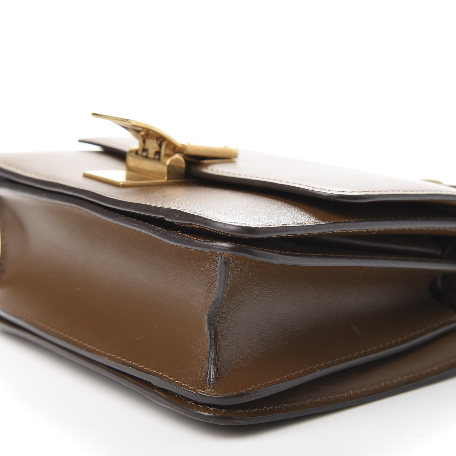 Celine Smooth Calfskin Small Classic Box Flap Bag Camel 7 of 13