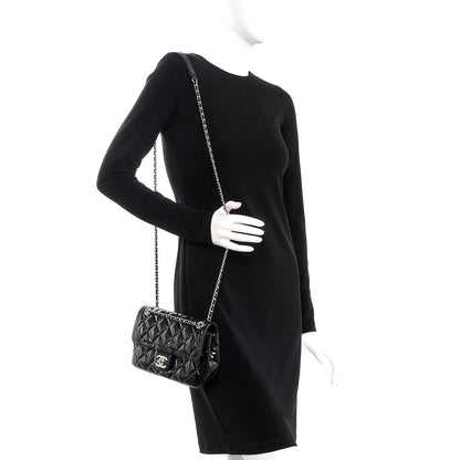Chanel Patent Quilted Small Coco Shine Flap Black 2 of 8