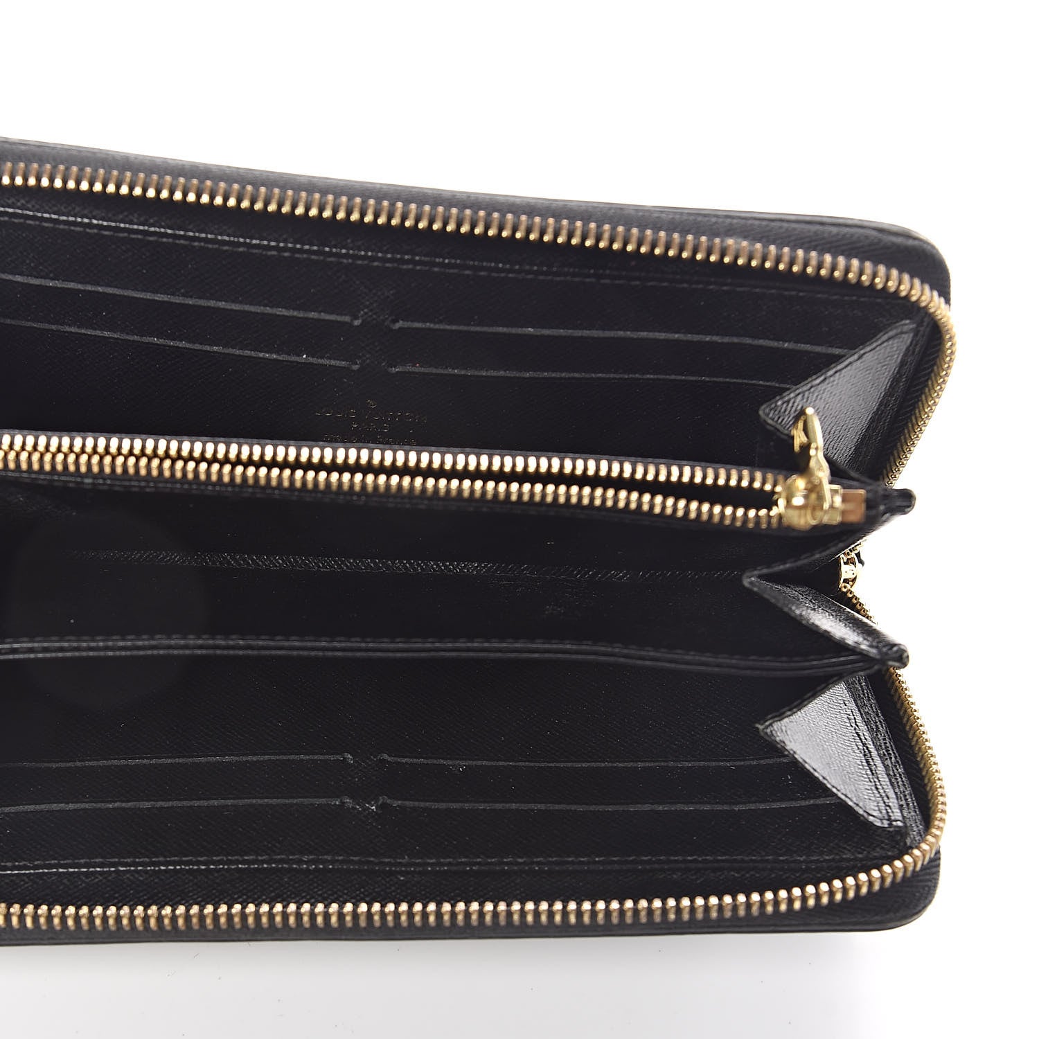 Louis Vuitton Calfskin Colored Monogram Zippy Wallet Blue Black 5 of 6