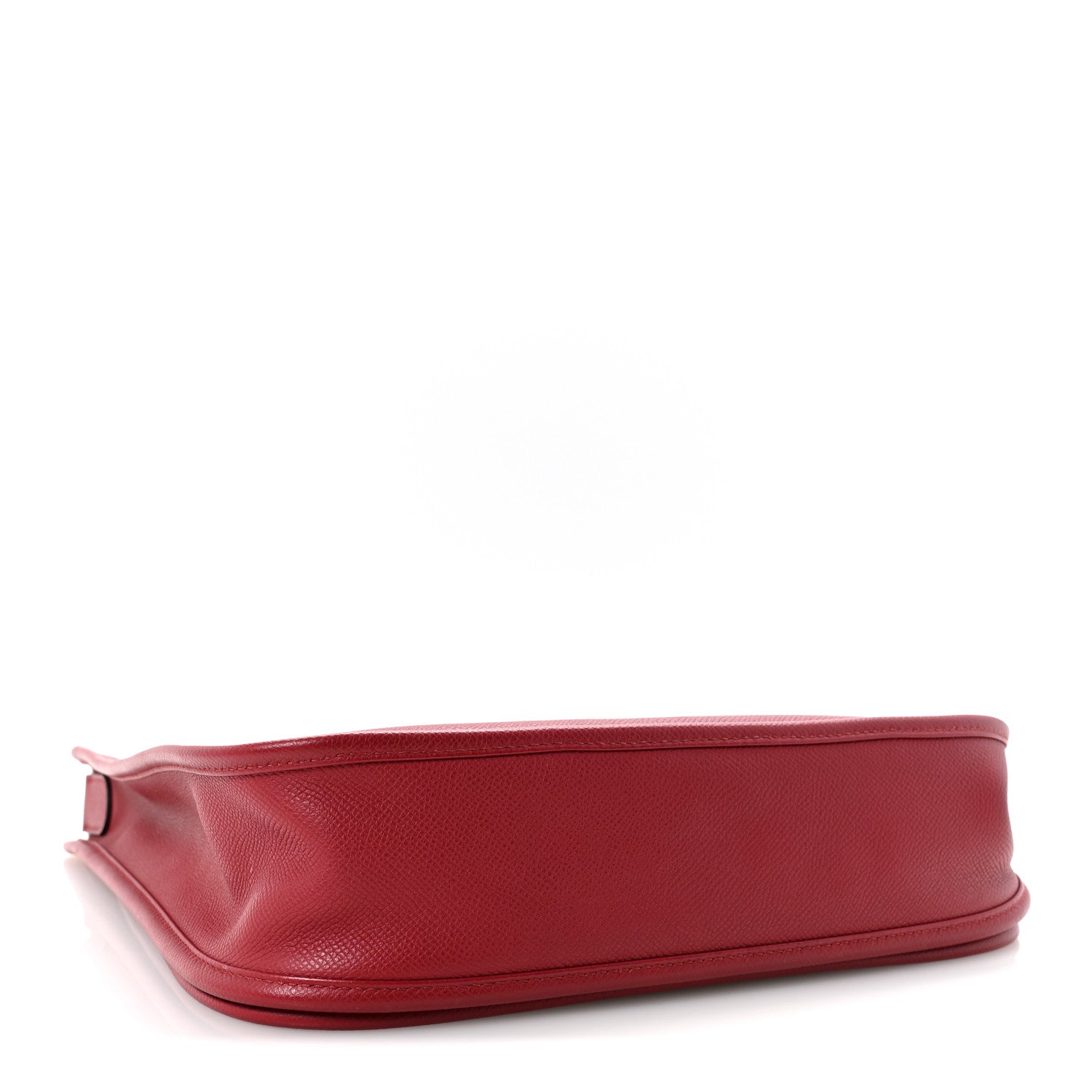 Hermes Taurillon Clemence Amazone Evelyne III PM Rouge Grenat Orange 4 of 13