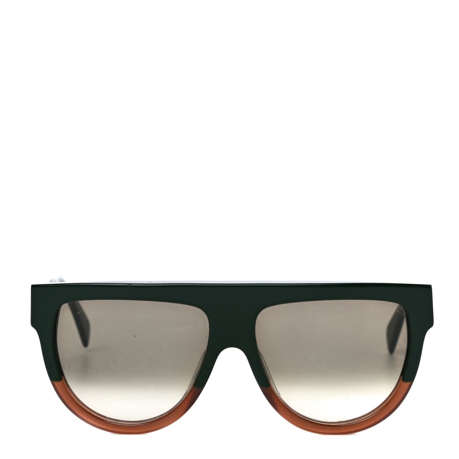 Celine Shadow Sunglasses CL 41026/S Green Brown 4 of 9