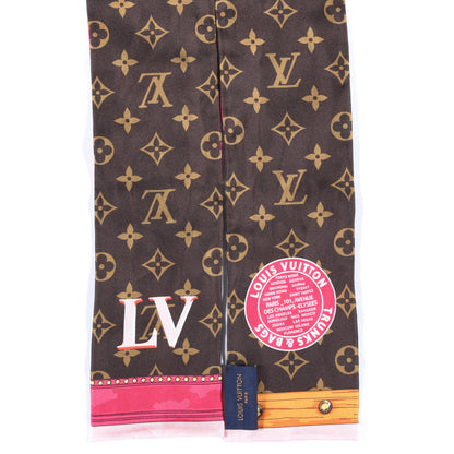Louis Vuitton Silk Monogram Summer Trunks Bandeau Brown 2 of 3
