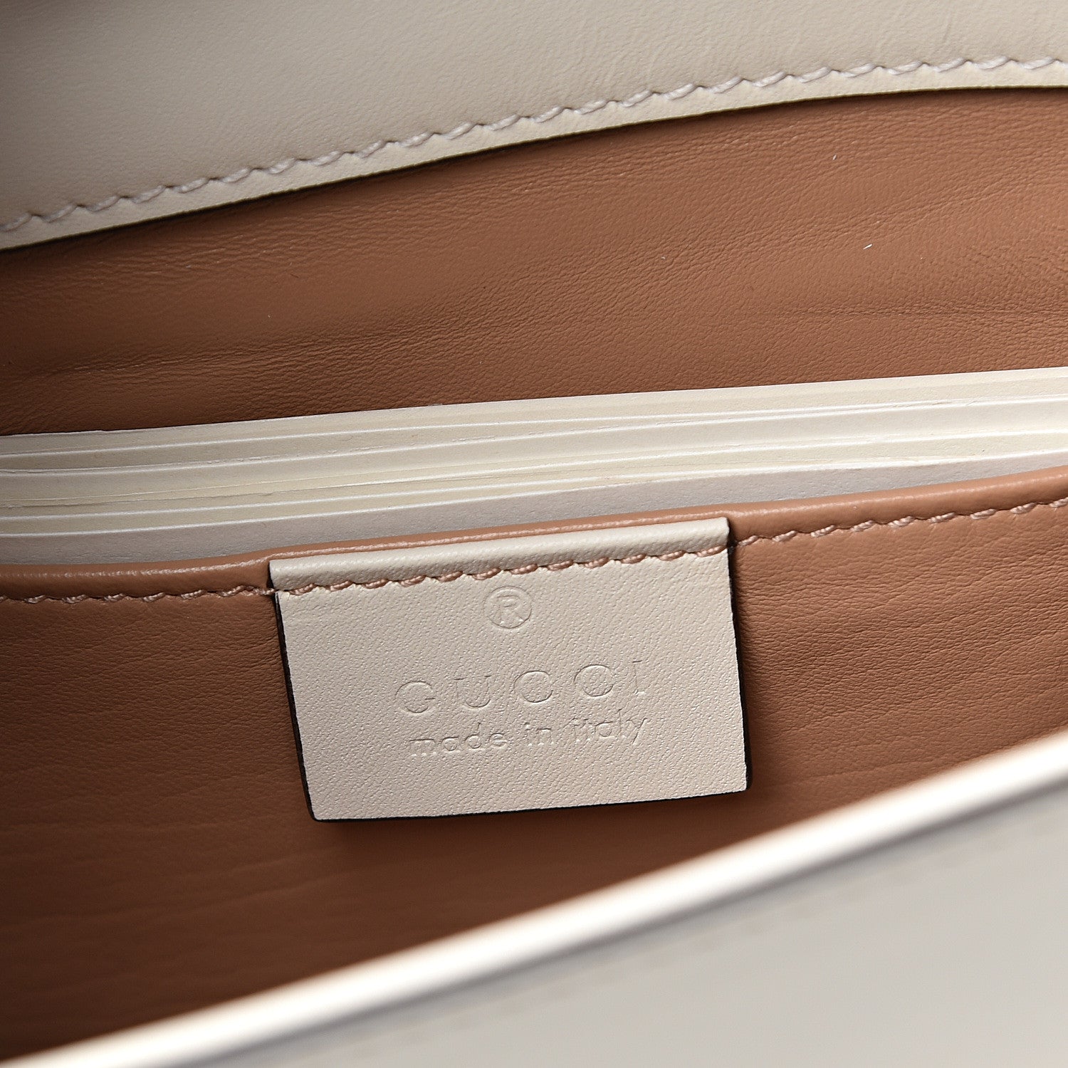 Gucci Nappa Pearl Studded Mini Queen Margaret Broadway Shoulder Bag Mystic White 6 of 11