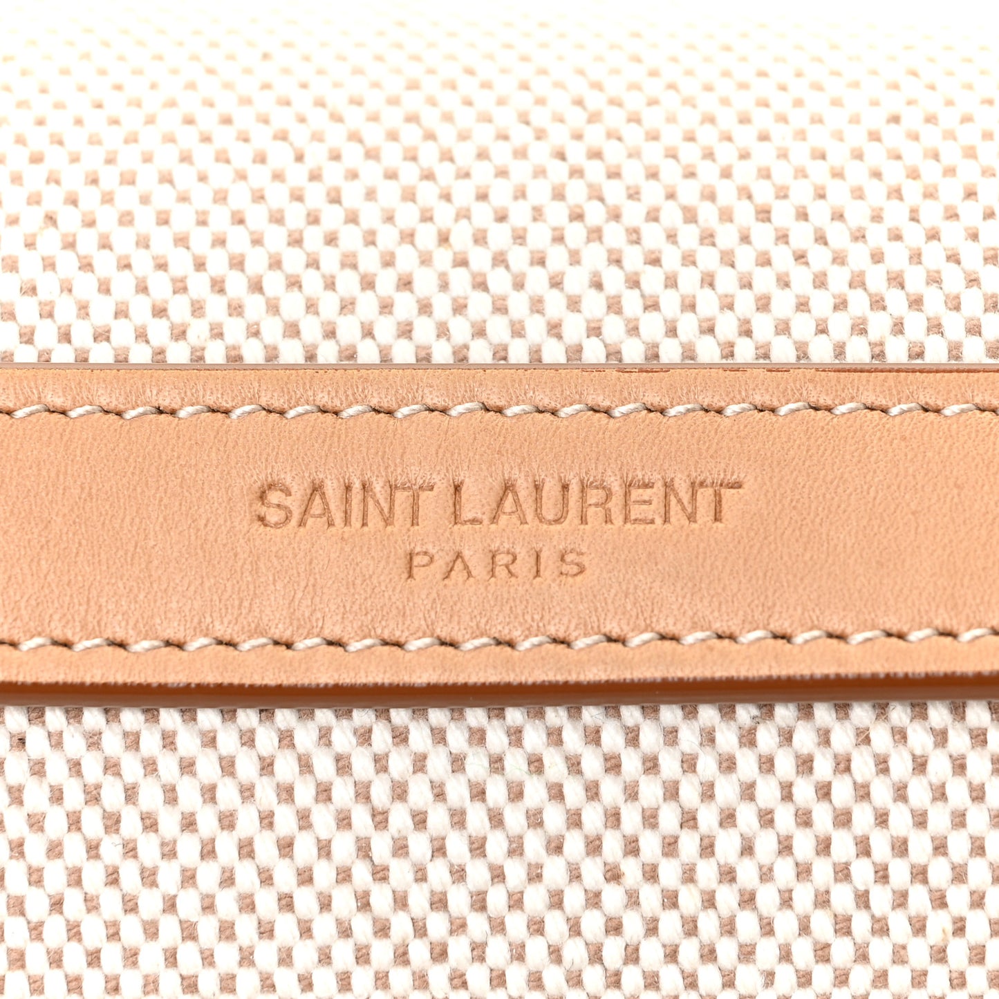 Cotton Canvas Vintage Calfskin Monogram Medium Niki Chain Satchel Cream Tan