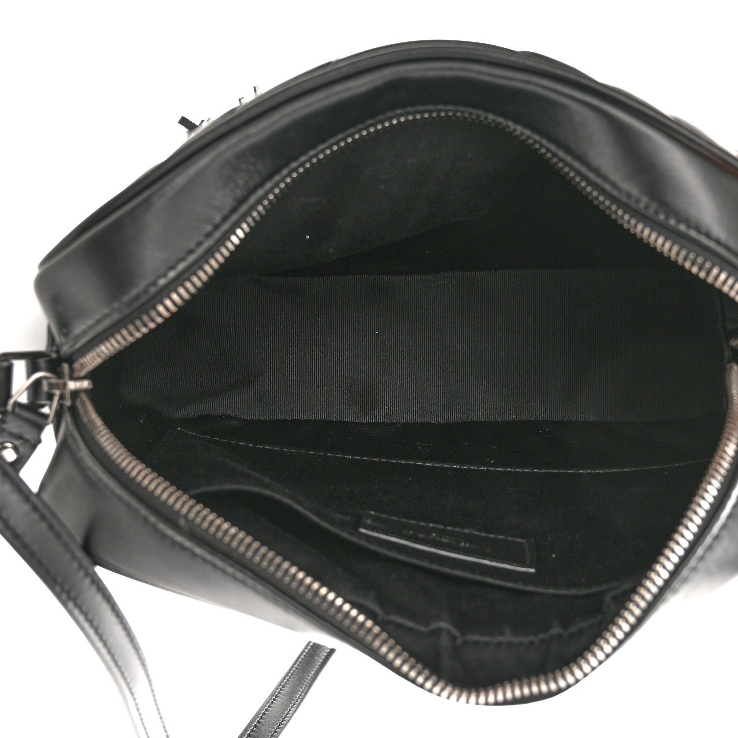 Saint Laurent Calfskin Matelasse Monogram Lou Camera Bag Black 5 of 10
