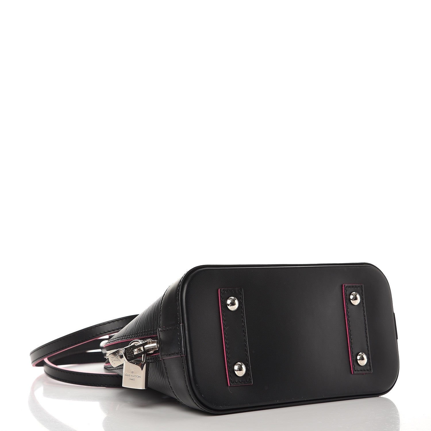 Louis Vuitton Epi Alma BB Black Hot Pink 5 of 10