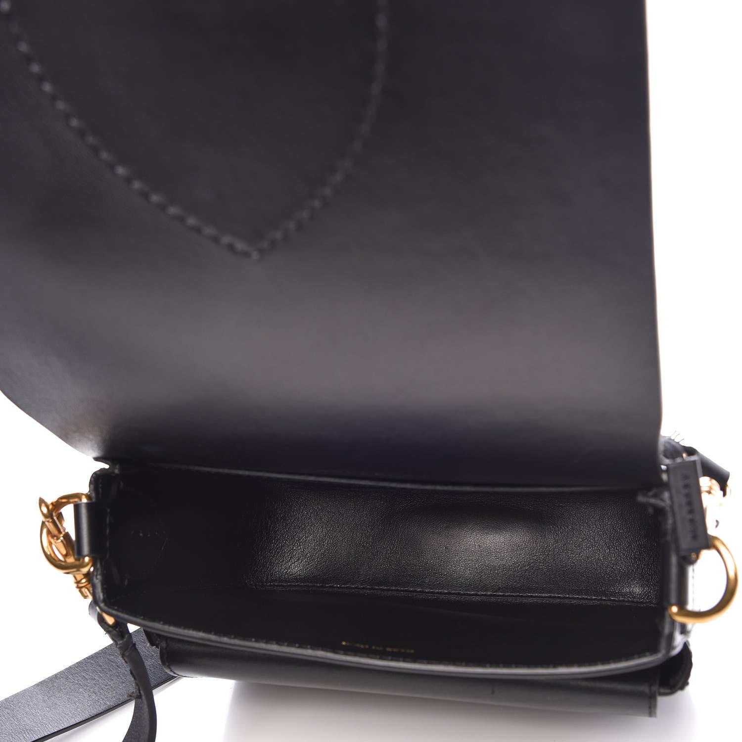 Burberry Supple Bridle Square Satchel Black 5 of 7