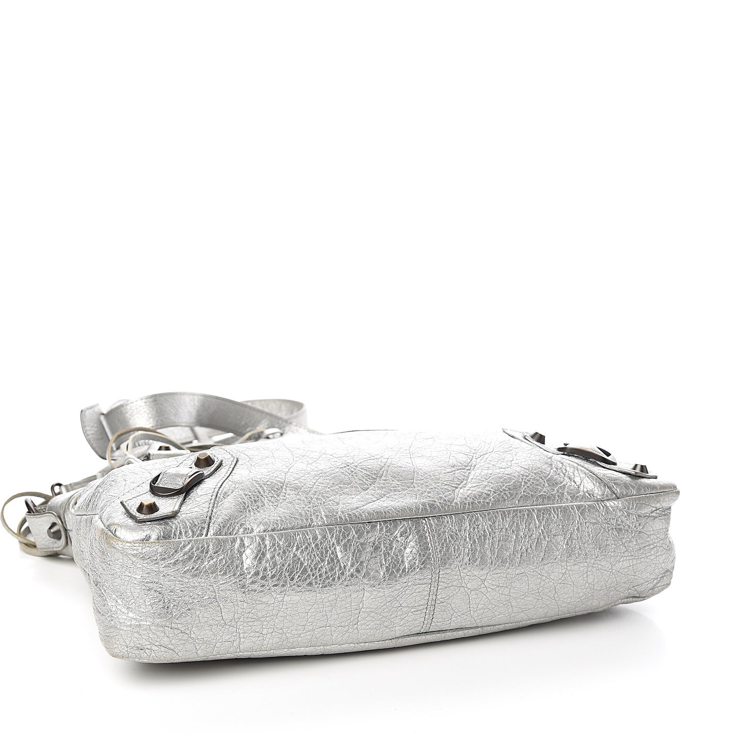 Metallic Agneau Classic Hardware Town Gris Aluminum