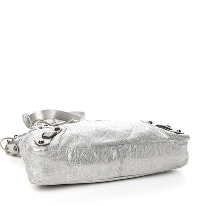 Balenciaga Metallic Agneau Classic Hardware Town Gris Aluminum 3 of 15