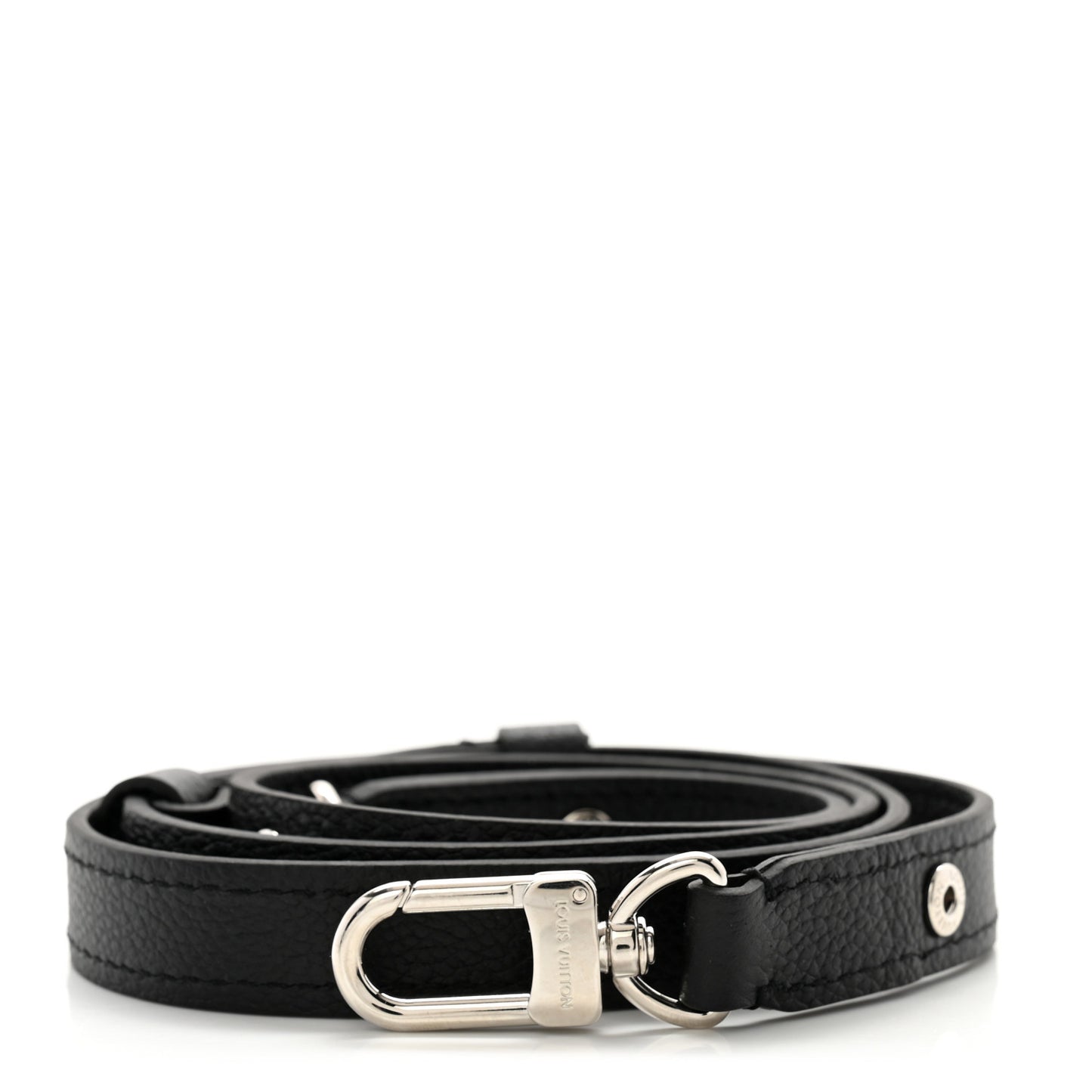 Calfskin Buci Shoulder Strap Black